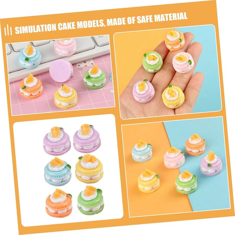 18Pcs Faux Cake Models Realistic Dessert Props Home Decor Photography Display - Image 3